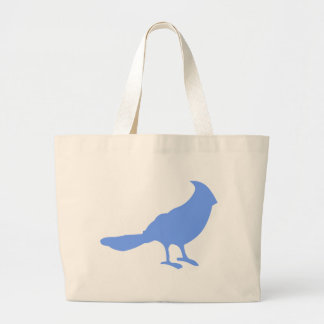 Een vogel erop zetten grote tote bag