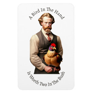Een vogel in de hand Flexible Magnet Magneet