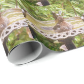 Een vogel in het bad cadeaupapier (Rol Hoek)