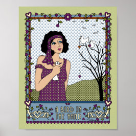 Een vogel in het Hand_A_8x10 Poster