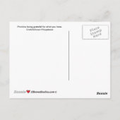 Een vogel in het hand_A_ Briefkaart (Achterkant)