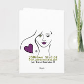 Een vogel in het Hand_A-Wenskaart Kaart (Achterkant)