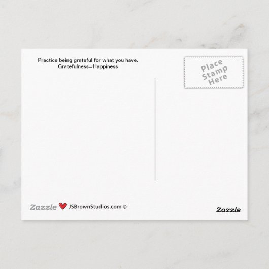 Een vogel in het Hand_B_ Briefkaart (Achterkant)