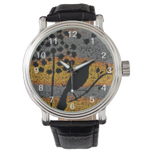 Een vogel onder de veren horloge