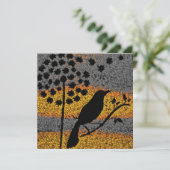 Een vogel onder de veren Kaart (Staand voorkant)