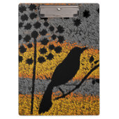 Een vogel onder de veren klembord (Voorkant)