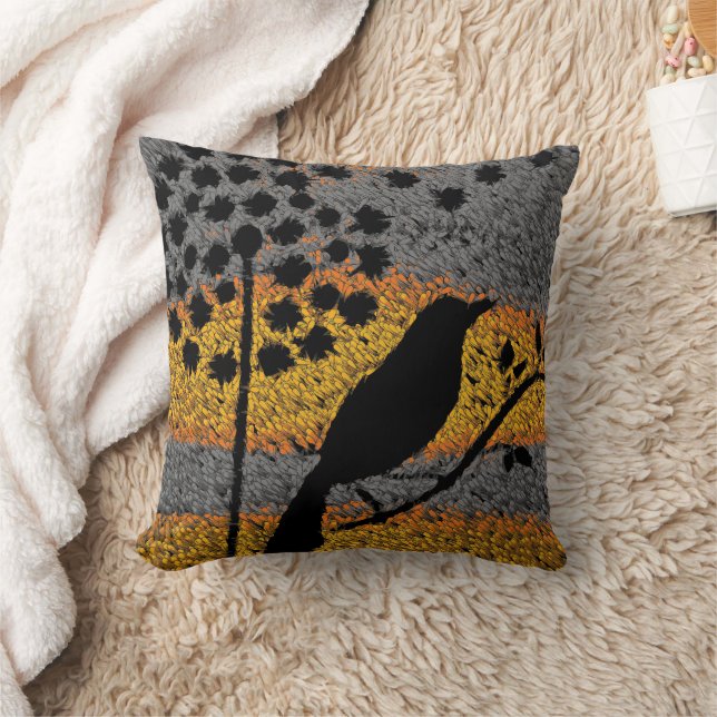 Een vogel onder de veren kussen (Deken)