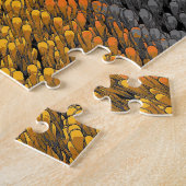 Een vogel onder de veren legpuzzel (Zijkant)