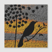 Een vogel onder de veren magneet (Voorkant)