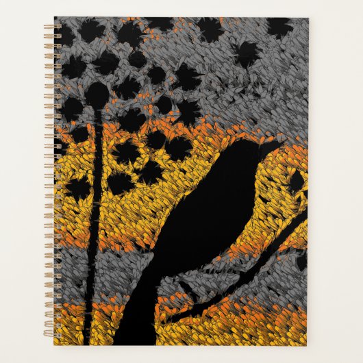 Een vogel onder de veren planner (Voorkant)