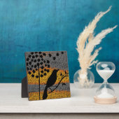 Een vogel onder de veren Plaque met Ezel Fotoplaat (Insitu)