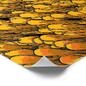 Een vogel onder de veren Poster (Hoek)