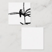 Een vogel op een tak informatiekaartje (Voorkant / Achterkant)