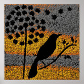 Een vogel tussen de veren poster (Voorkant)