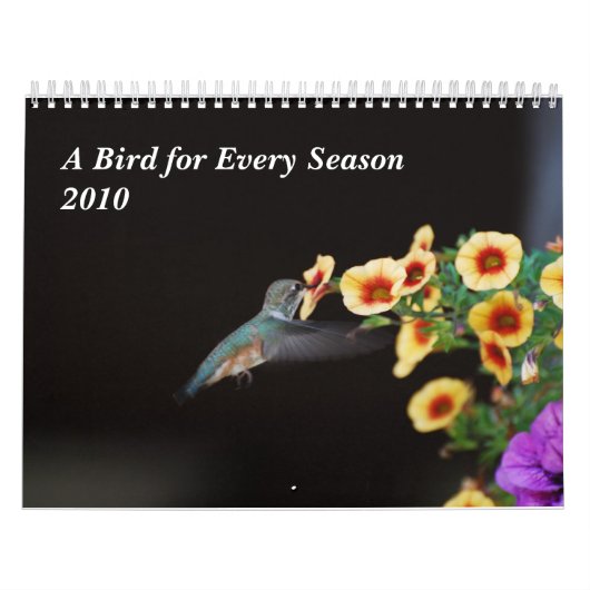 Een vogel voor elk seizoen kalender (Hoes)