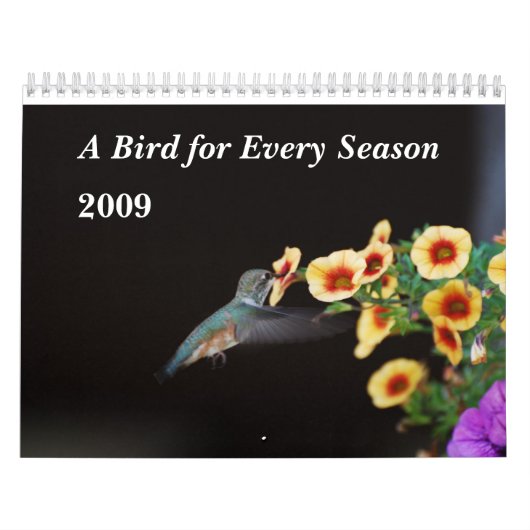 Een vogel voor elk seizoen kalender (Hoes)
