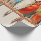 Een vogelbaard cadeaupapier (Hoek)