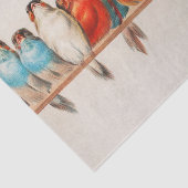 Een vogelbaard tissuepapier (Detail)