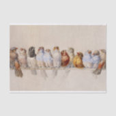 Een vogelbaardstuk (1880) van Hector Giacomelli Tissuepapier (Voorkant)