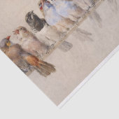 Een vogelbaardstuk (1880) van Hector Giacomelli Tissuepapier (Detail)