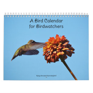 Een vogelkalender voor vogelaars kalender