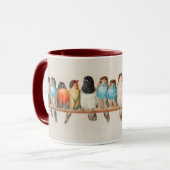 Een vogelpest door de Hector Giacomelli-Waterverf Mok (Voorkant links)