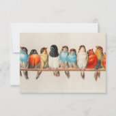 Een vogelpest door Hector Giacomelli Bedankkaart (Voorkant)