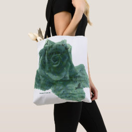 Een vogeltje fluisterde me Roos Tote Bag
