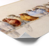 Een vogeltrekkeraar 1880 poster (Hoek)