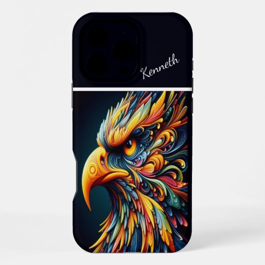 Een vogelvlucht iPhone hoesje (Achterkant)