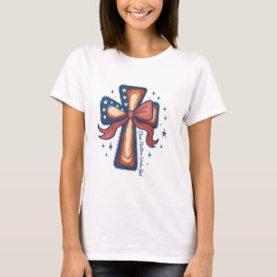 Eén volk onder God – Patriottisch Christelijk Krui T-shirt