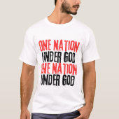 Een volk onder god, politieke T-shirt (Voorkant)