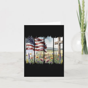 Eén volk onder Gods Christelijke Kruis de Amerikaa Kaart