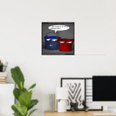 Een Volkswilllelijst Voor Emmers Poster (Thuiskantoor)
