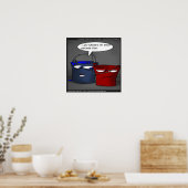 Een Volkswilllelijst Voor Emmers Poster (Keuken)