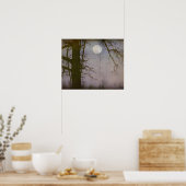 Een volle maan poster (Keuken)