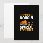 Een volle neef van een officiële tiener kaart (Voorkant / Achterkant)
