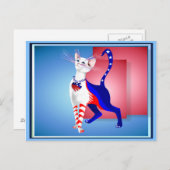 Een volledig Amerikaans Briefkaart (Voorkant / Achterkant)