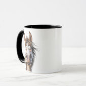 Een volledig gek paard. mok (Voorkant links)