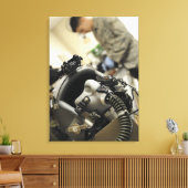 Een volledig gemonteerde stuurhutbemanningshelm canvas afdruk (Insitu (Woonkamer))