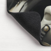 Een volledig gemonteerde stuurhutbemanningshelm muismat (Hoek)