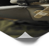 Een volledig gemonteerde stuurhutbemanningshelm poster (Hoek)