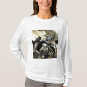 Een volledig gemonteerde stuurhutbemanningshelm t-shirt (Voorkant)