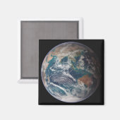 Een volledig uitzicht van de Aarde met wereldwijde Magneet (Voorkant / Achterkant)