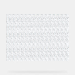 Een volledig wit, karakterloos oppervlak vult de acryl bord