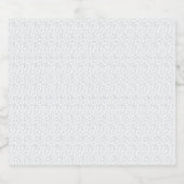 Een volledig wit, karakterloos oppervlak vult de likeurfles etiket (Enkel label)