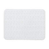 Een volledig wit, karakterloos oppervlak vult de magneet (Horizontaal)