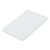 Een volledig wit, karakterloos oppervlak vult de magneet (Linkerzijde)