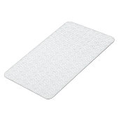 Een volledig wit, karakterloos oppervlak vult de magneet (Linkerzijde)