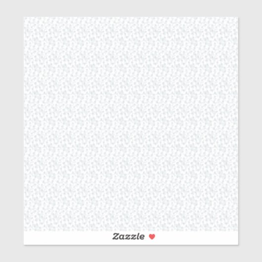 Een volledig wit, karakterloos oppervlak vult de sticker (Vel)